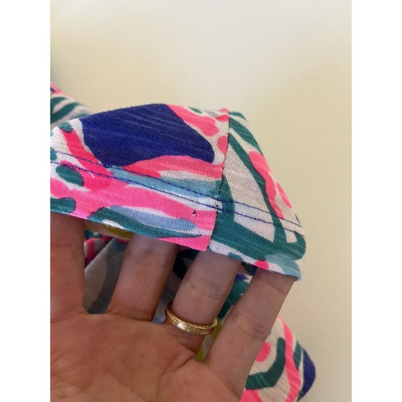 Lilly Pulitzer Size XXS Amberly Dress Floral Beach Vacation Resort - Picture 4 of 7